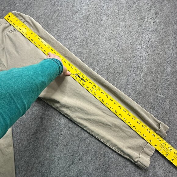 Bill's Khakis Pants Men 38 x 30 Beige Tan Pleated Cuffed Classic M2P Chinos b074 - Picture 13 of 16